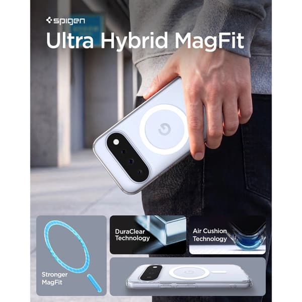 Spigen Mobilskal För Google Pixel 11 Magsafe Ultra Hybrid - Frost/Svart