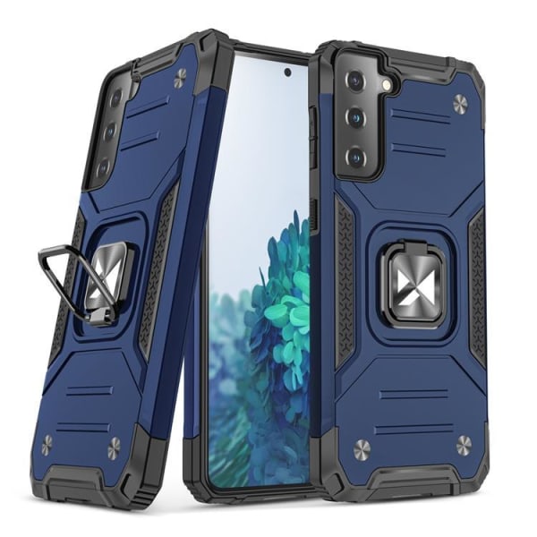 Wozinsky Ring Armor Cover Galaxy S22 Plus - Blå Blue