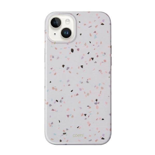UNIQ Telefontaske til iPhone 14 MagSafe Coehl Terrazzo - Sandsten