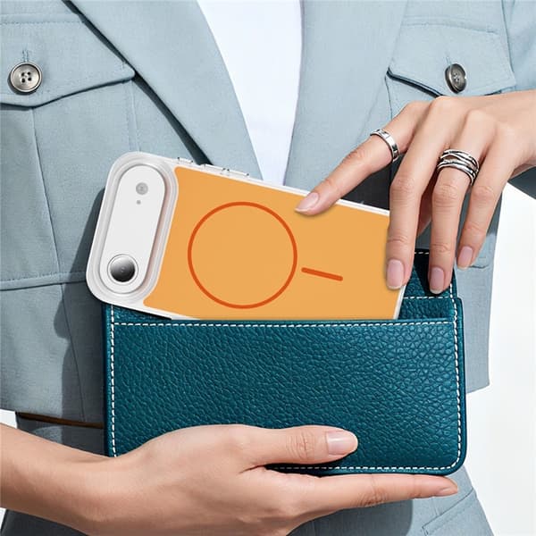 Mobilskal till iPhone Air MagSafe Skin Touch TPU PC - Orange Orange