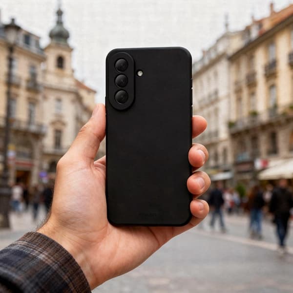 Tech-Protect Mobilskal För Galaxy A37 5G Icon - Svart Guld