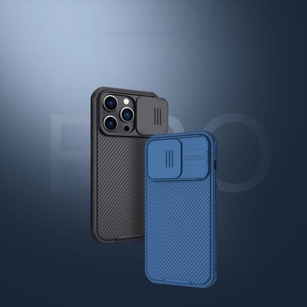 Nillkin iPhone 14 Pro Skal CamShield Pro (PC Och TPU) - Blå Blå