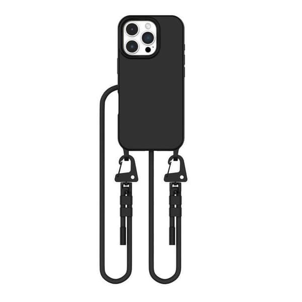 Tech-Protect iPhone 16 Pro Max Mobiltelefon Halskæde Cover Magsafe Maghalskæde - Sort Svart