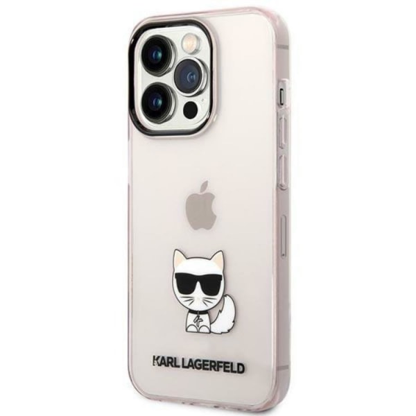 Karl Lagerfeld iPhone 14 Pro Max Skal Transparent Choupette Body