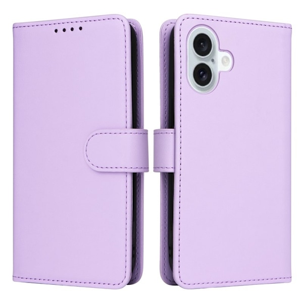 BETOPNICE iPhone 16 Plus Plånboksfodral - Avtagbart Konstläder - Lila