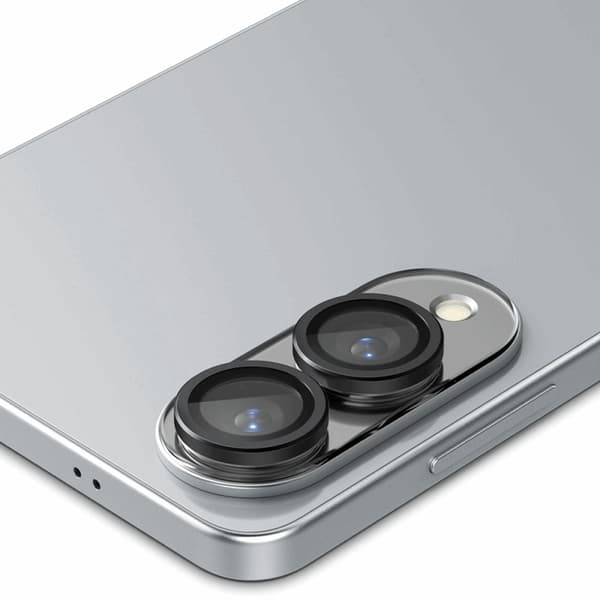 Spigen [2-Pack] Galaxy S25 Edge Kameralinsskydd Härdat glas EZ Fit