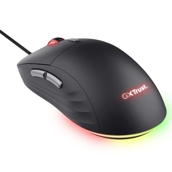 TRUST Gamingmus GXT 925 Redex II Lättvikts Svart