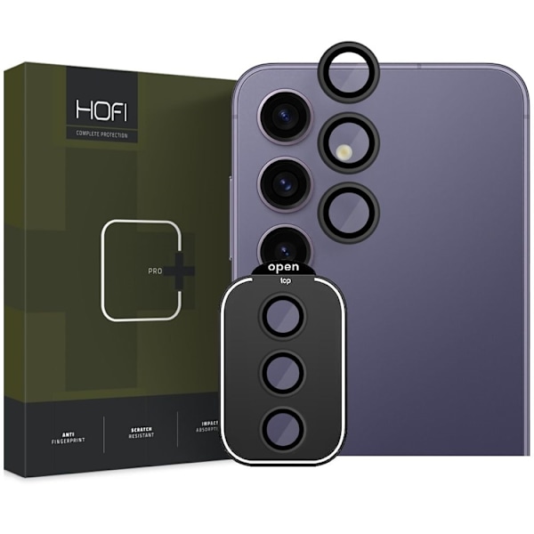 Hofi Galaxy S24 Plus Kameralinsskydd i Härdat Glas Camring Pro Plus Svart