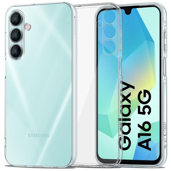 Tech-Protect Mobilskal till Galaxy A16 4G/5G Flexair Plus - Clear Transparent