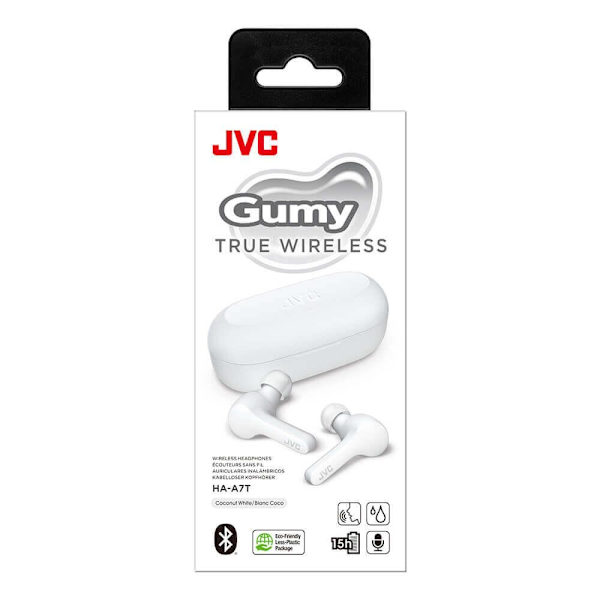JVC Hörlur In-Ear True Wireless Gumy HA-A7T Vit Vit