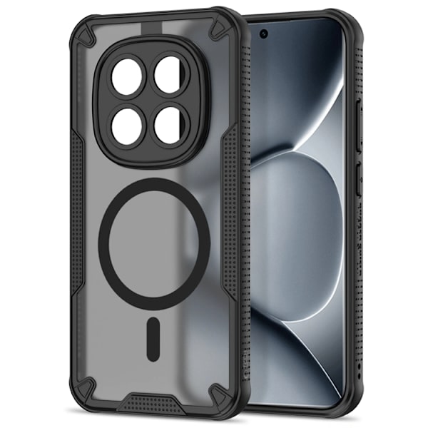 Tech-Protect Mobilskal för Xiaomi Redmi Note 15 Pro Plus MagSafe Rugged Shield Svart