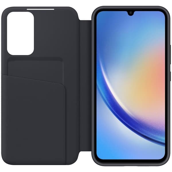 Samsung Galaxy A34 5G Pungetui Smart View - Sort Svart