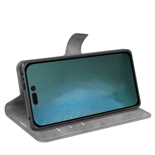 Flip Folio iPhone 14 Plus Plånboksfodral - Grå Gr