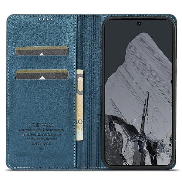 LC.IMEEKE L1 Series Google Pixel 8 Pro Plånboksfodral Konstläder - Blå