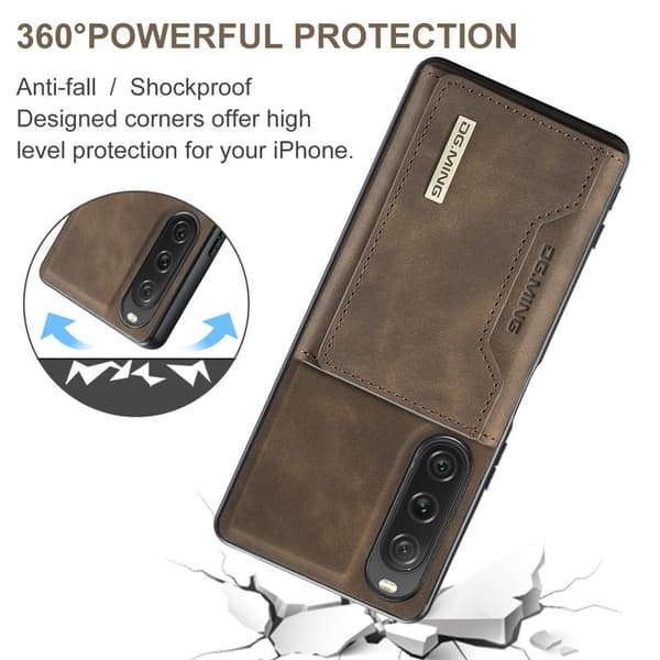DG.MING M2 Series Mobilskal till Sony Xperia 10 V Shockproof Brun