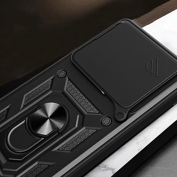 Tech-Protect telefontaske til Xiaomi 15T Camshield Pro - Sort Svart