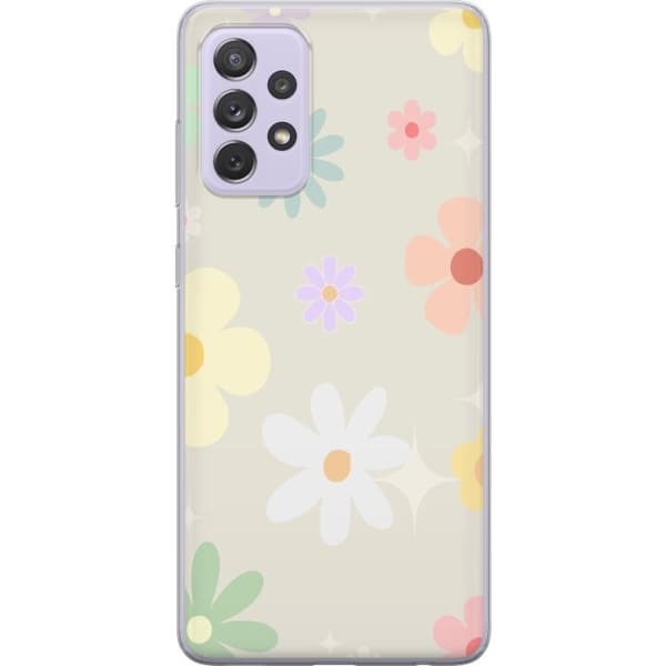 Mobilskal till Samsung Galaxy A52s 5G med fejdande blommor