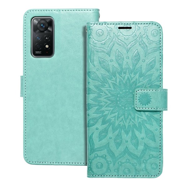 Xiaomi Redmi Note 11 Pro 4G/5G Fodral Mezzo - Mandala Grön