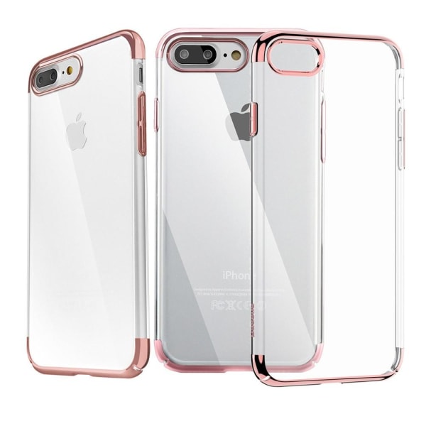 Baseus Glitter Mobiltaske til iPhone 7 Plus - Rosa Guld