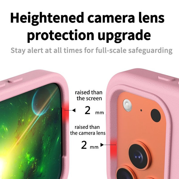 Mobilskal till iPhone 17 Pro Shockproof EVA - Rosa Rosa