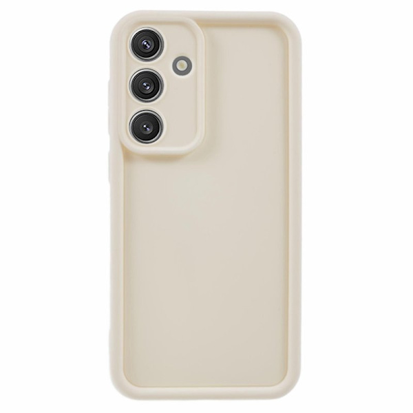 Mobilskal för Samsung Galaxy S26 Plus Grooved Design TPU - Beige