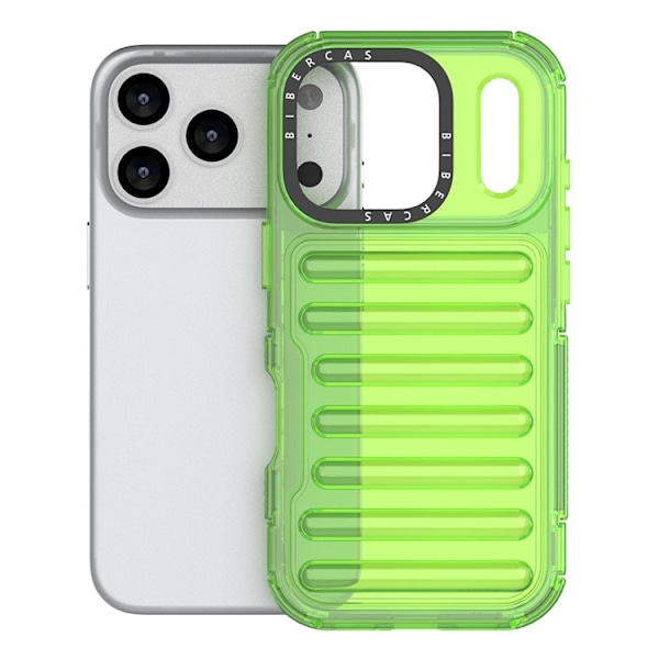 Mobilskal till iPhone 17 Pro Max Stripe Design Detachable - Grön Grön