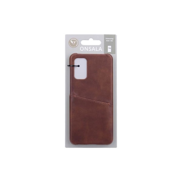 ONSALA Mobilcover med Kortlomme Samsung A32 5G - Brun Brown