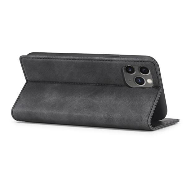 LC.IMEEKE iPhone 11 Pro Max Plånboksfodral i Konstläder - Svart