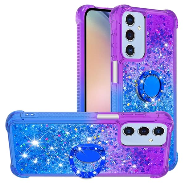Mobilskal till Galaxy A17/A26 Kickstand Gradiant Quicksand Lila