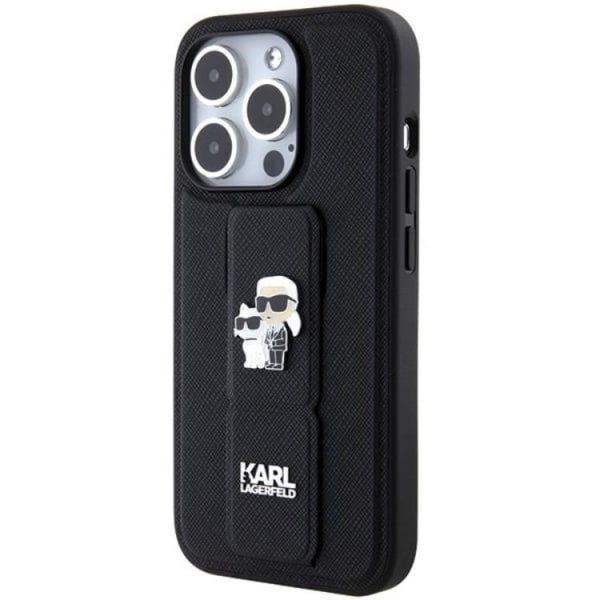 Karl Lagerfeld iPhone 15 Pro Mobilskal Gripstand Karl&Choupette