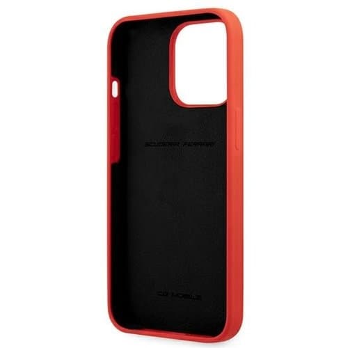 Ferrari Silicone Skal 13 Pro Max - Röd Röd