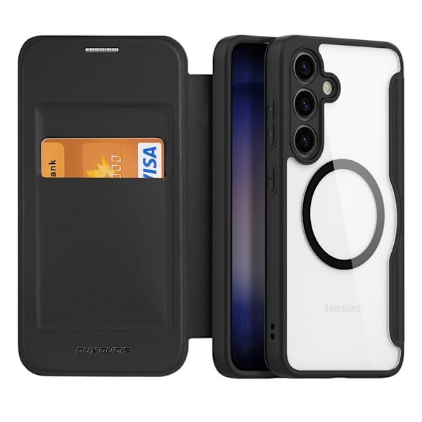 Dux Ducis Galaxy S24 Plus Plånboksfodral Magsfae Skin X Pro - Svart Svart