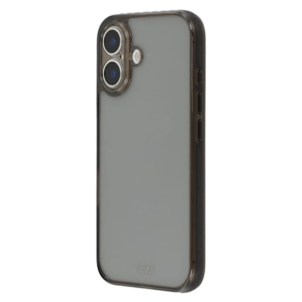 X-LEVEL Mobilskal till iPhone 16 PC + TPU Svart
