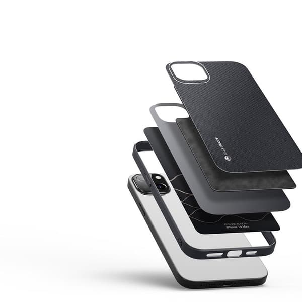 Dux Ducis iPhone 14 Plus Skal Fino Nylon - Sort Black