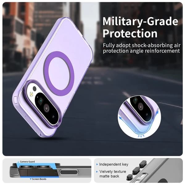 Mobilskal till Google Pixel 10/10 Pro Anti Drop - Lila Lila