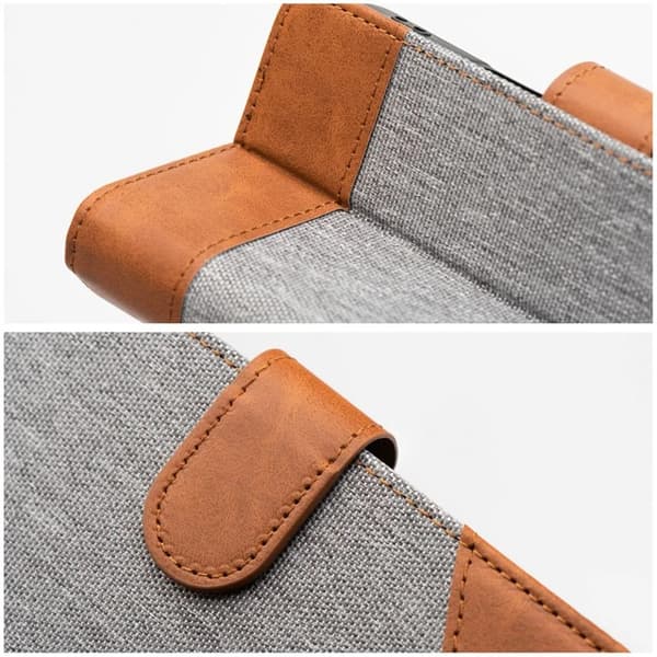 iPhone 17 Pro Max Pung Etui Jeans - Grå Grå