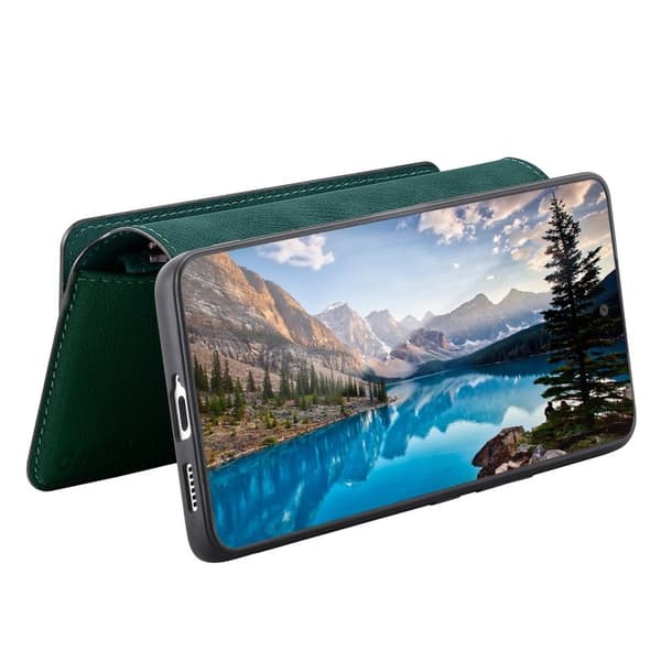 CASENEO MW-02 Plånboksfodral för Nothing Phone (3a) - Konstläder - Grön
