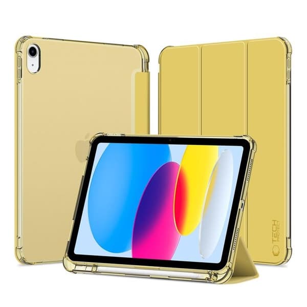 Tech-Protect iPad 10.9 (2022) Fodral med plats för pennna Gul