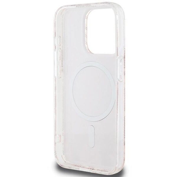 Guess iPhone 15 Pro Mobilskal Magsafe IML GCube - Rosa