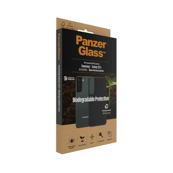 PanzerGlass Mobilskal till Galaxy S22 Plus Biodegradable - Svart