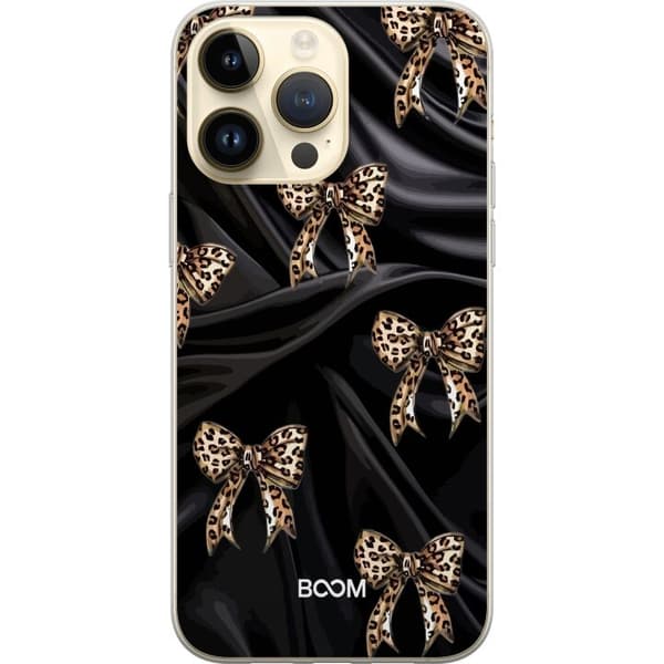 Mobilskal till Apple iPhone 14 Pro Max med Leopard Bow