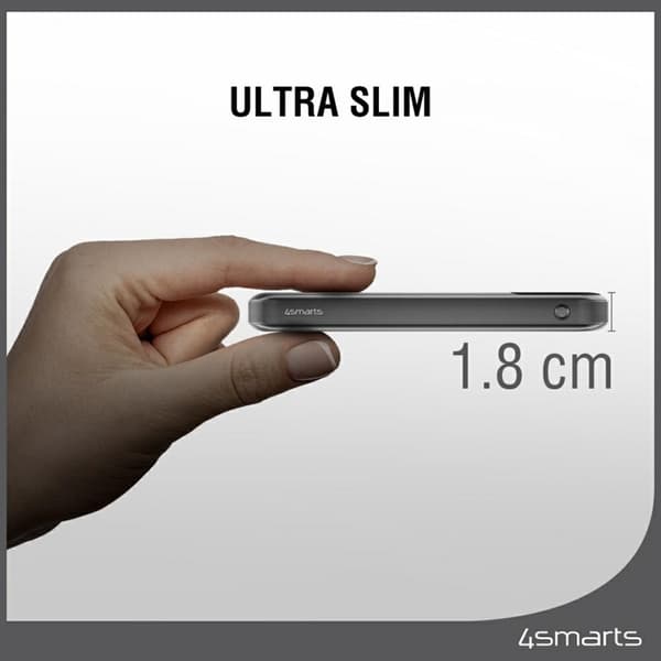 4smarts Powerbank 20000mAh 122.5W Enterprise Slim - Grå