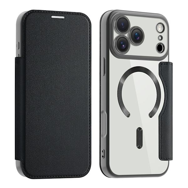 iPhone 17 Pro Max Plånboksfodral MagSafe RFID Svart