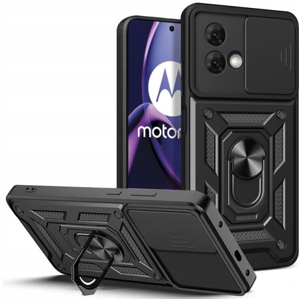 Tech-Protect Motorola Moto G84 Mobilskal Camshield Pro - Svart