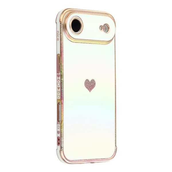 Mobilskal till iPhone Air Dazzling Color Electroplated TPU - Vit Vit