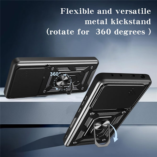 Mobilskal till Honor 400 Lite 5G Kickstand - Silver Silver
