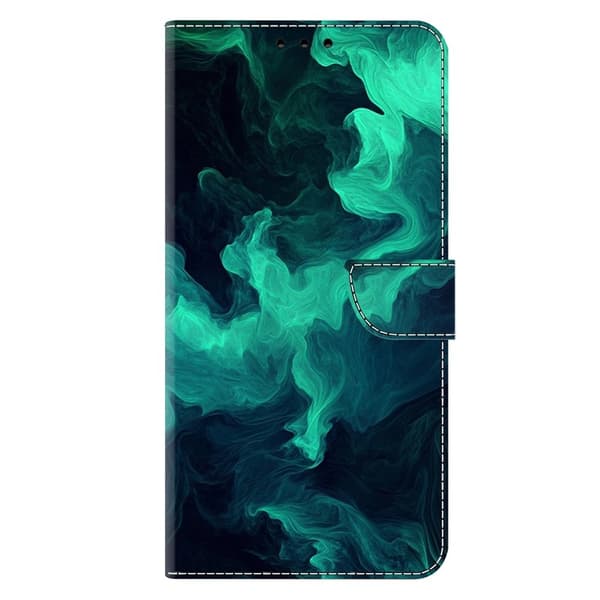 Samsung Galaxy S26 Plus Plånboksfodral Ställning Mönstertryck Konstläder - Rök