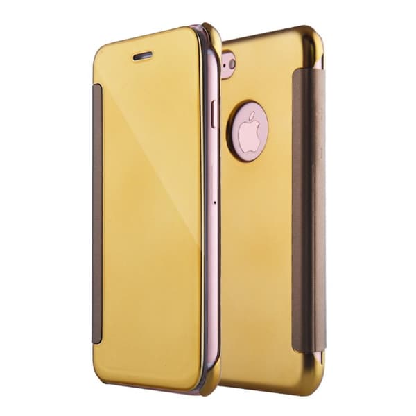 Peilipintainen kotelo iPhone 7/8/SE 2020 - Kulta Yellow