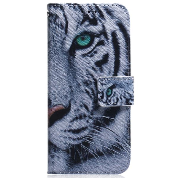 Plånboksfodral för Samsung Galaxy S26 Plus Mönstertryck Konstläder - Tiger