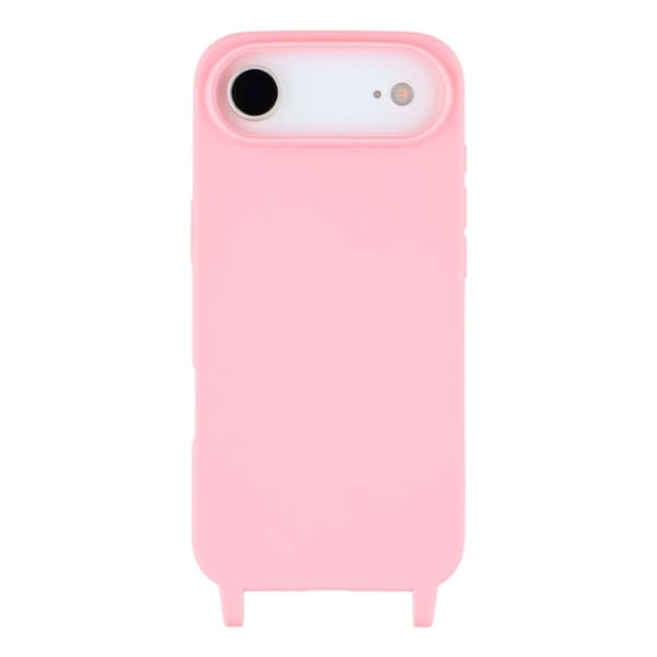 Mobilskal till iPhone Air TPU med Hål för Rem - Rosa Rosa